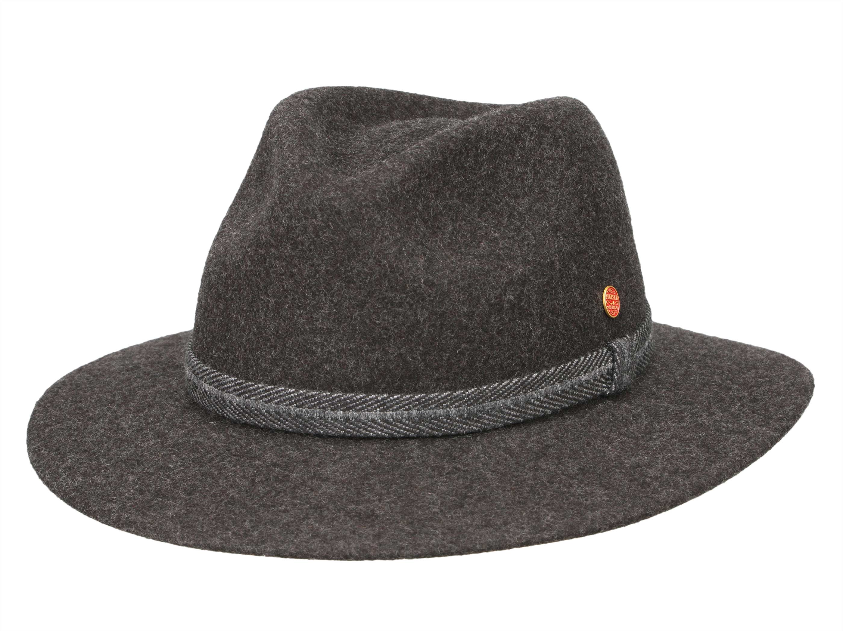 Mayser Gedeon Wolle Plus Traveller Hut aus Wollfilz