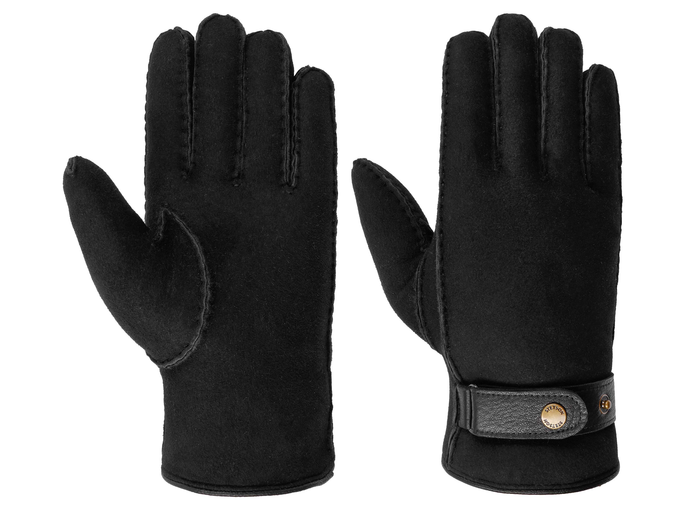 Stetson Gloves Lambfur/Deerskin Lederhandschuhe
