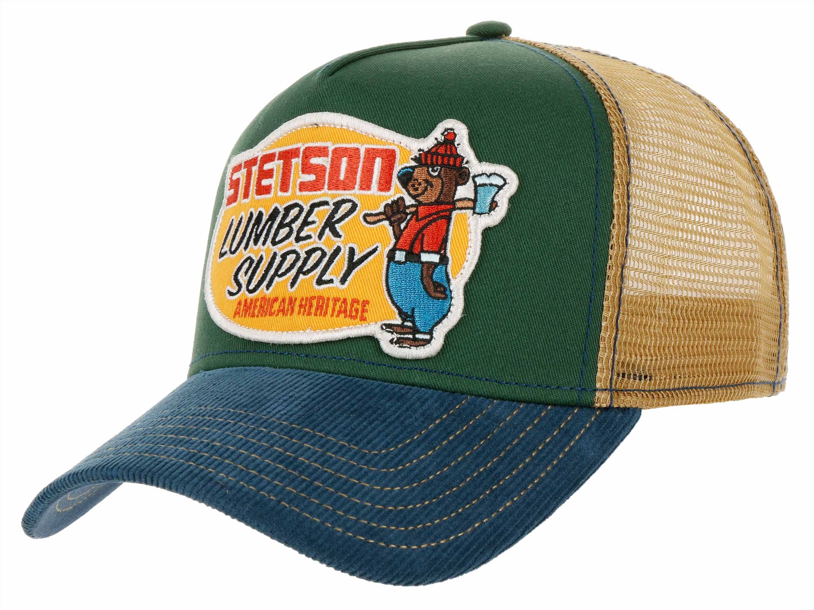 Stetson Trucker Cap Lumber Supply Mesh Baseball Cap