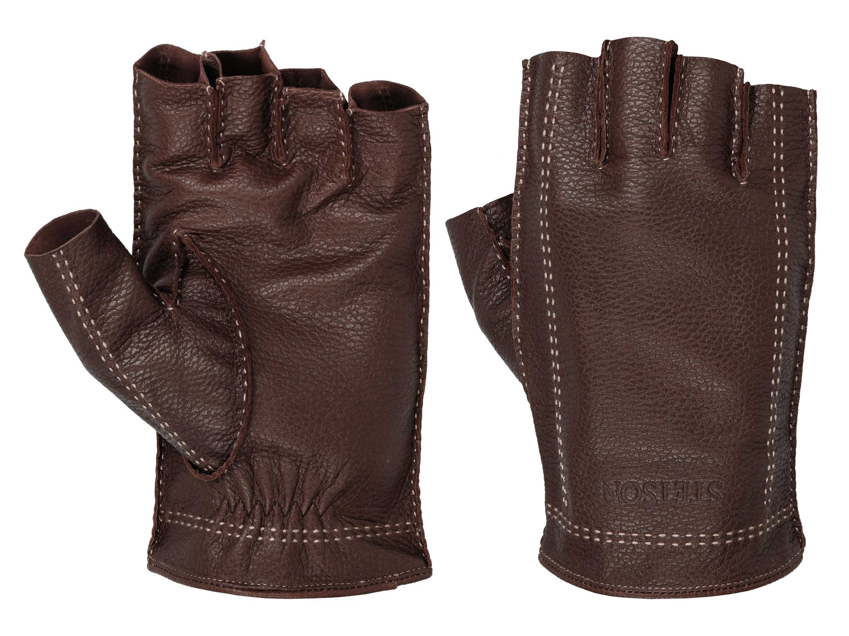 Stetson Racing Gloves Lamb Nappa Fingerlose Autofahrer Handschuhe