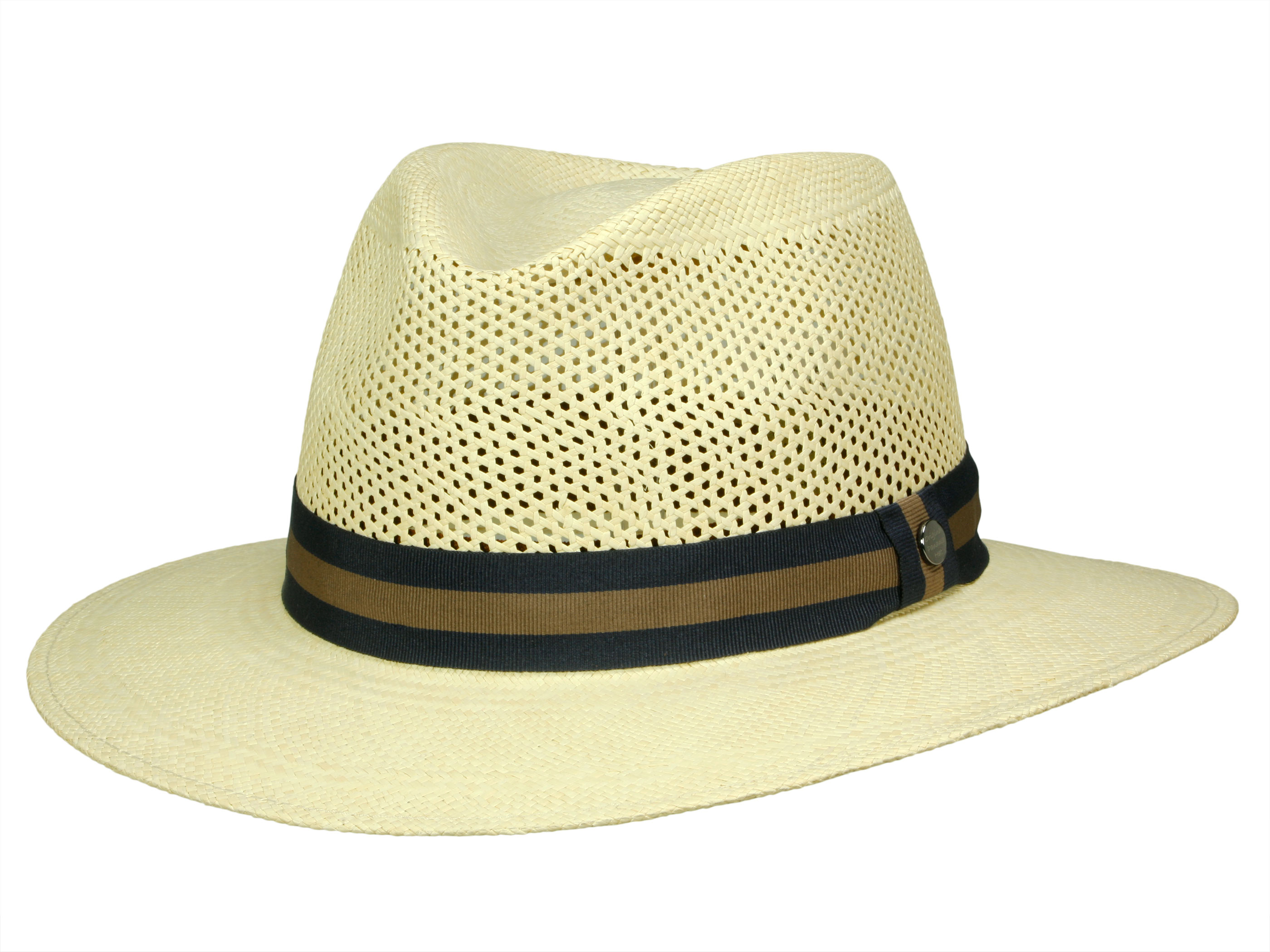 Traveller Panamahut ventiliert mit zweifarbigem Hutband